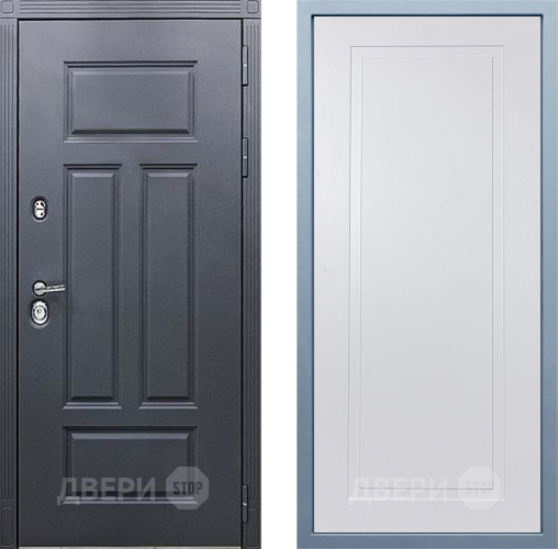 Входная металлическая Дверь Дива МХ-29 STR Н-10 Белый в Краснознаменске