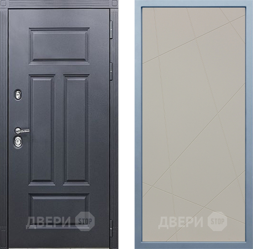 Входная металлическая Дверь Дива МХ-29 STR Д-11 Шампань в Краснознаменске