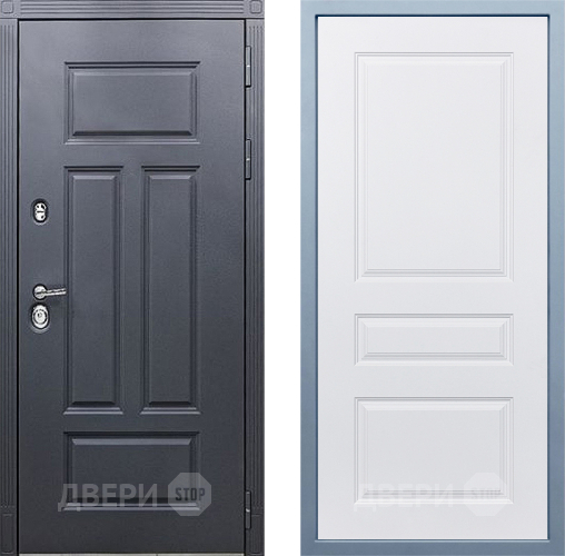 Входная металлическая Дверь Дива МХ-29 STR Д-13 Белый в Краснознаменске