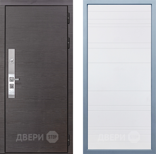 Входная металлическая Дверь Дива МХ-39 STR Д-5 Белый в Краснознаменске