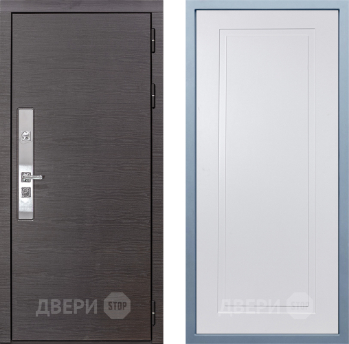 Входная металлическая Дверь Дива МХ-39 STR Н-10 Белый в Краснознаменске