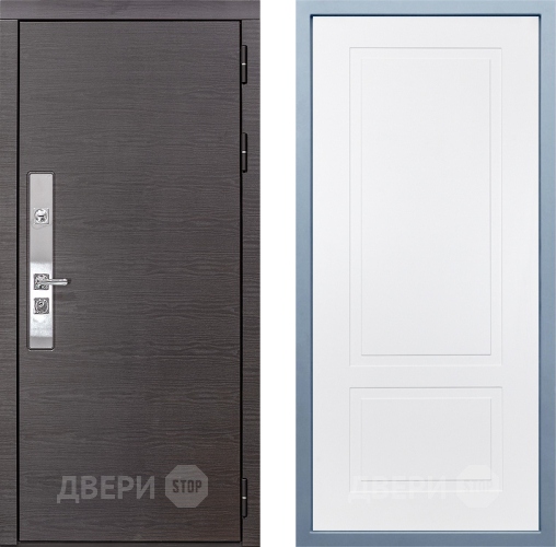 Входная металлическая Дверь Дива МХ-39 STR Н-7 Белый в Краснознаменске