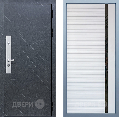 Входная металлическая Дверь Дива МХ-26 STR МХ-45 Белый матовый в Краснознаменске