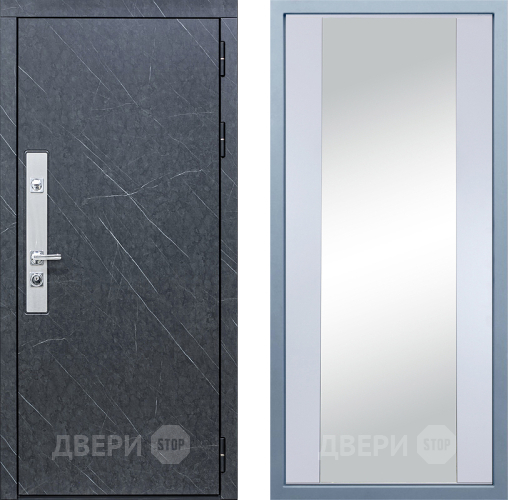 Дверь Дива МХ-26 STR Д-15 Зеркало Белый в Краснознаменске