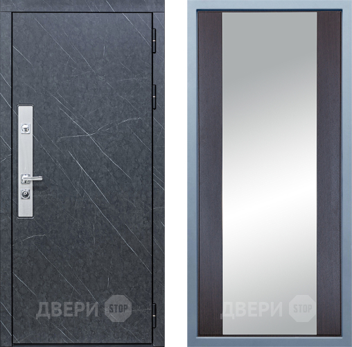 Входная металлическая Дверь Дива МХ-26 STR Д-15 Зеркало Венге в Краснознаменске