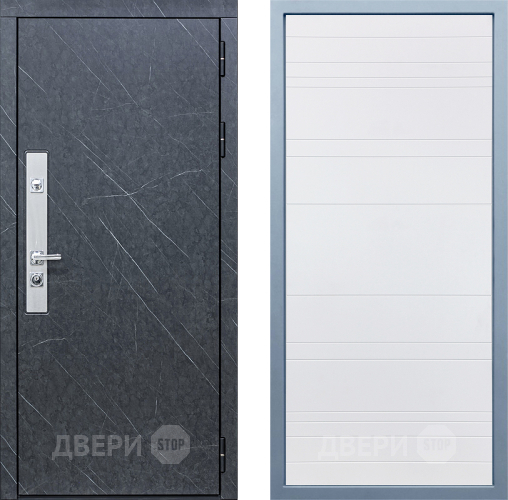 Входная металлическая Дверь Дива МХ-26 STR Д-5 Белый в Краснознаменске