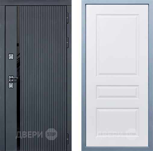 Входная металлическая Дверь Дива МХ-46 STR Д-13 Белый в Краснознаменске