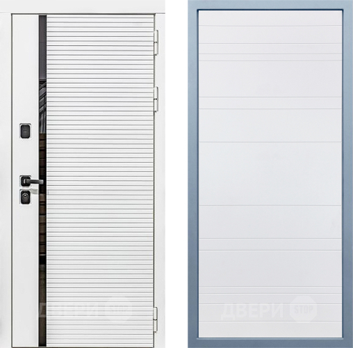 Входная металлическая Дверь Дива МХ-45 Белая STR Д-5 Белый в Краснознаменске