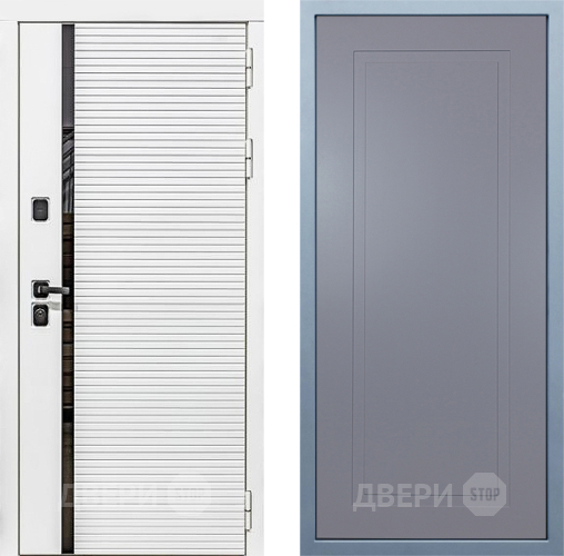 Дверь Дива МХ-45 Белая STR Н-10 Силк Маус в Краснознаменске