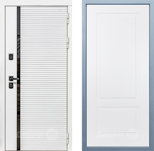 Входная металлическая Дверь Дива МХ-45 Белая STR Н-7 Белый в Краснознаменске