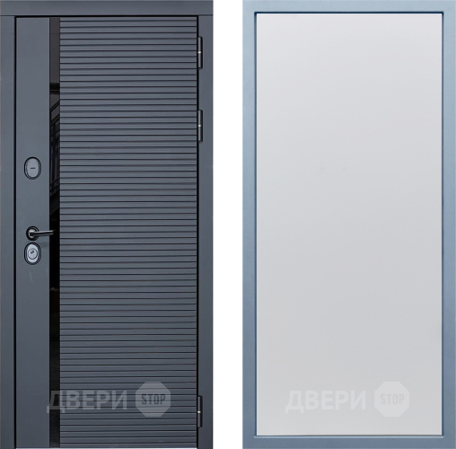 Входная металлическая Дверь Дива МХ-45 STR Н-1 Белый в Краснознаменске