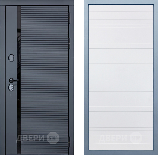 Входная металлическая Дверь Дива МХ-45 STR Д-5 Белый в Краснознаменске