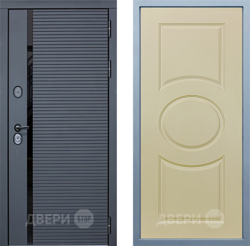 Входная металлическая Дверь Дива МХ-45 STR Д-8 Шампань в Краснознаменске