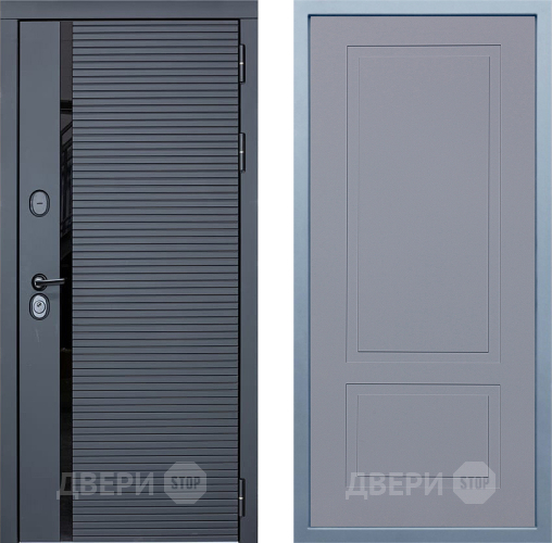 Входная металлическая Дверь Дива МХ-45 STR Н-7 Силк Маус в Краснознаменске