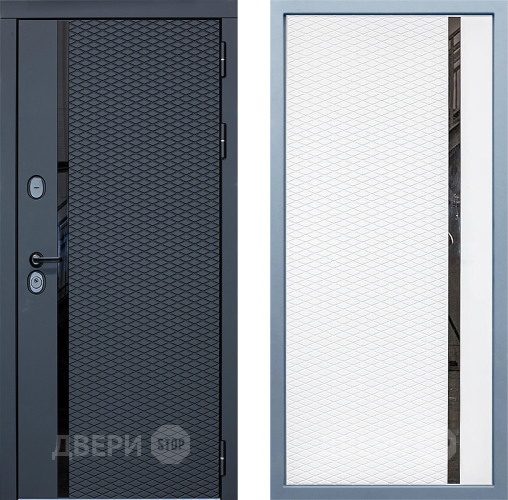 Входная металлическая Дверь Дива МХ-47 STR МХ-47 Белый матовый в Краснознаменске