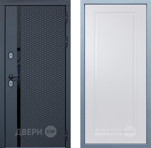 Входная металлическая Дверь Дива МХ-47 STR Н-10 Белый в Краснознаменске