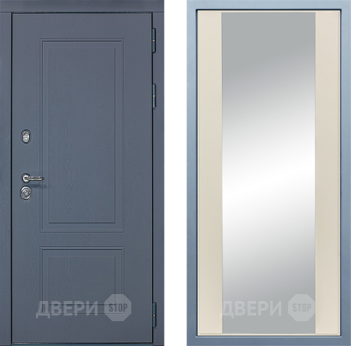 Входная металлическая Дверь Дива МХ-38 STR Д-15 Зеркало Шампань в Краснознаменске
