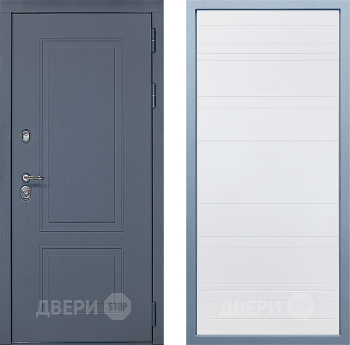 Входная металлическая Дверь Дива МХ-38 STR Д-5 Белый в Краснознаменске