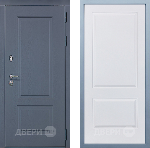 Входная металлическая Дверь Дива МХ-38 STR Д-7 Белый в Краснознаменске