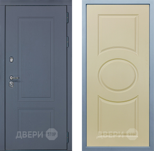 Входная металлическая Дверь Дива МХ-38 STR Д-8 Шампань в Краснознаменске