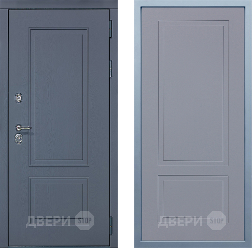 Входная металлическая Дверь Дива МХ-38 STR Н-7 Силк Маус в Краснознаменске