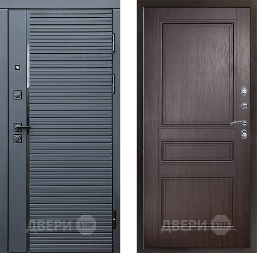 Входная металлическая Дверь Престиж Черная Линия Классика Венге в Краснознаменске