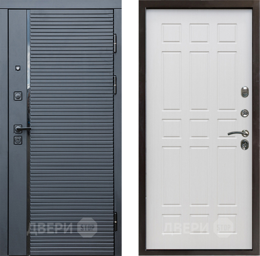Дверь Престиж Черная Линия Спарта Лиственница белая в Краснознаменске