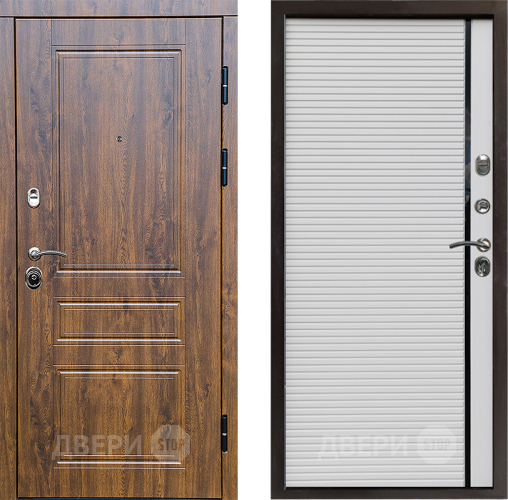 Входная металлическая Дверь Престиж Классика Дуб Porte Белый в Краснознаменске