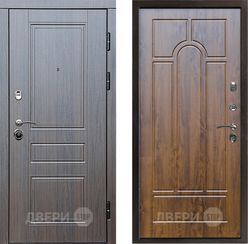 Входная металлическая Дверь Престиж Классика Венге Арка Дуб в Краснознаменске