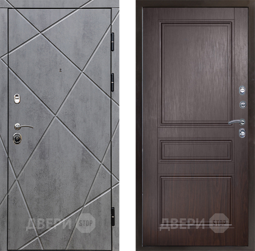 Входная металлическая Дверь Престиж Лучи Классика Венге в Краснознаменске