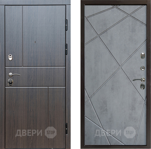 Дверь Престиж Горизонт Венге Лучи Бетон темный в Краснознаменске