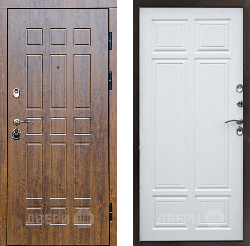 Входная металлическая Дверь Престиж Стандарт Премиум Лиственница белая в Краснознаменске
