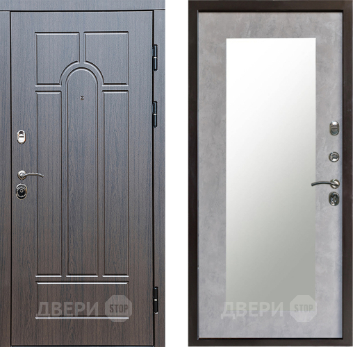 Дверь Престиж Арка Зеркло Пастораль Бетон светлый в Краснознаменске