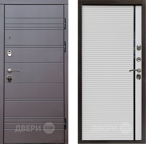 Дверь Престиж Линия Браун Porte Белый в Краснознаменске