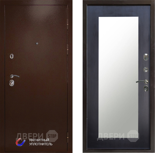 Дверь Престиж Медь Зеркло Пастораль Венге в Краснознаменске