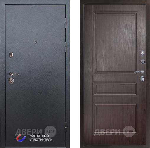 Входная металлическая Дверь Престиж Графит Классика Венге в Краснознаменске