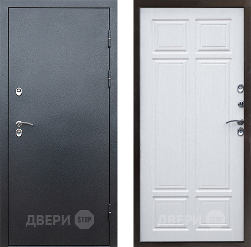 Дверь Престиж TERMO с терморазрывом Снегирь Серебро Премиум Лиственница белая в Краснознаменске