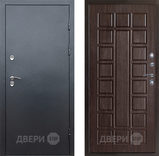 Входная металлическая Дверь Престиж TERMO с терморазрывом Снегирь Серебро Престиж Венге в Краснознаменске