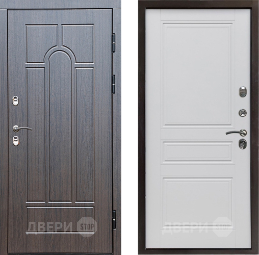 Дверь Престиж TERMO с терморазрывом Арка Классика Белый матовый в Краснознаменске