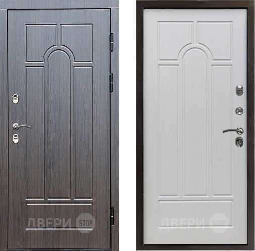 Дверь Престиж TERMO с терморазрывом Арка Арка Лиственница белая в Краснознаменске