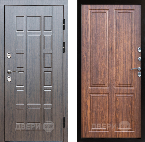 Входная металлическая Дверь Престиж TERMO с терморазрывом Престиж Премиум Орех светлый в Краснознаменске