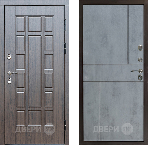 Дверь Престиж TERMO с терморазрывом Престиж Горизонт Бетон темный в Краснознаменске
