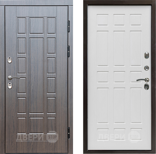 Входная металлическая Дверь Престиж TERMO с терморазрывом Престиж Спарта Белое дерево в Краснознаменске