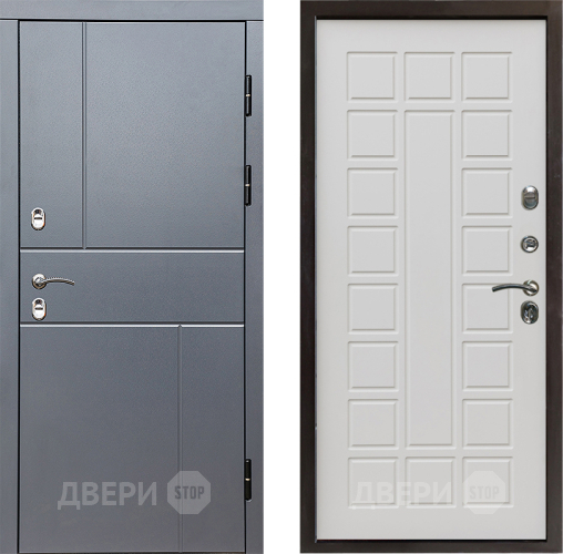 Входная металлическая Дверь Престиж TERMO с терморазрывом Горизонт Грэй Престиж Бежевый мат в Краснознаменске