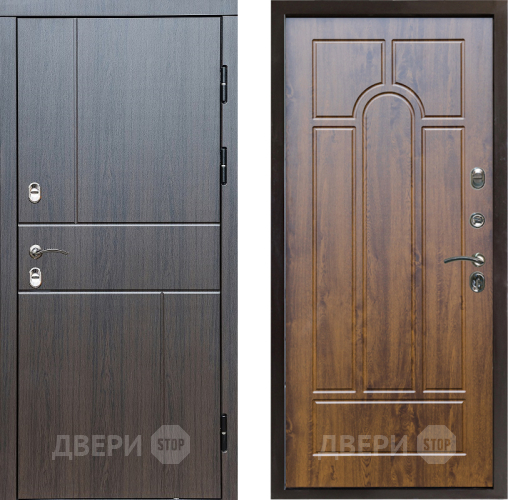 Входная металлическая Дверь Престиж TERMO с терморазрывом Горизонт Венге Арка Дуб в Краснознаменске