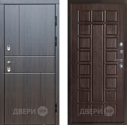 Входная металлическая Дверь Престиж TERMO с терморазрывом Горизонт Венге Престиж Венге в Краснознаменске