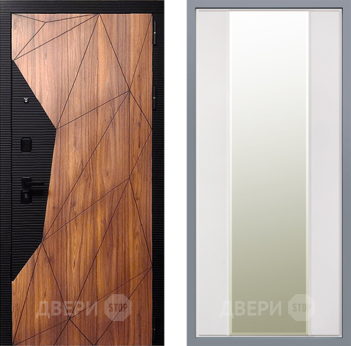 Дверь Заводские двери Морра Зеркало Макси Белый матовый в Краснознаменске