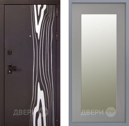 Дверь Заводские двери Леванте Зеркало Модерн Грей софт в Краснознаменске