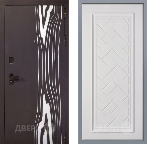 Дверь Заводские двери Леванте Упра Белый софт в Краснознаменске