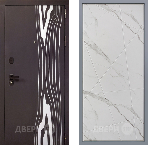 Дверь Заводские двери Леванте Флитта Мрамор белый в Краснознаменске